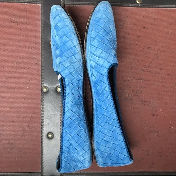 🐬 Bottega Veneta Intrecciato Weave leather suede loafers - Picture 6 of 10